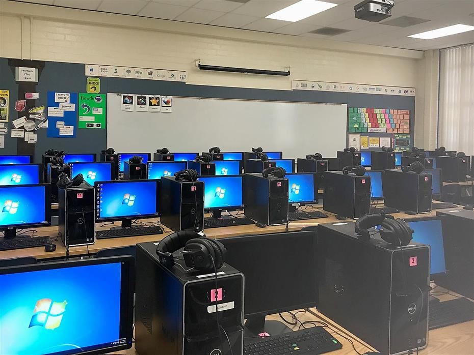 Computer Activities at Colors Public School.